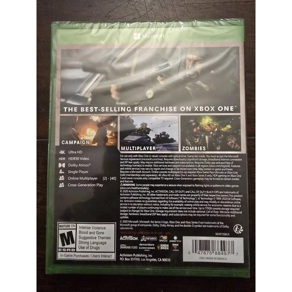 Call of Duty: Black Ops Cold War (Microsoft Xbox One)‎ BRAND NEW